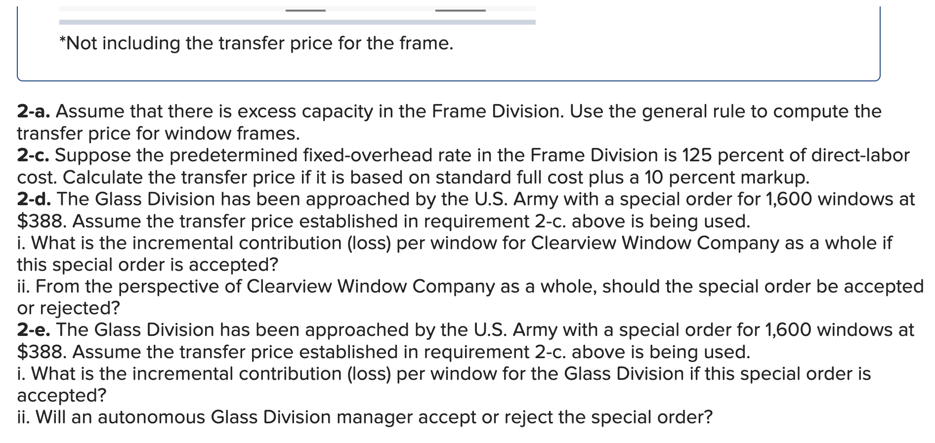 Solved [The Following Information Applies To The Questions | Chegg.com