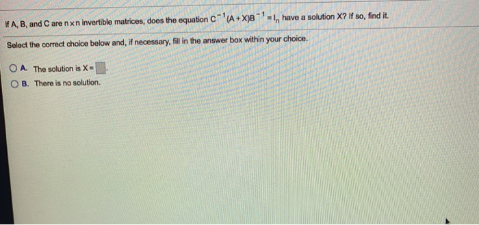 Solved Have A Solution X21f So, Find It. If A, B, And C Are | Chegg.com