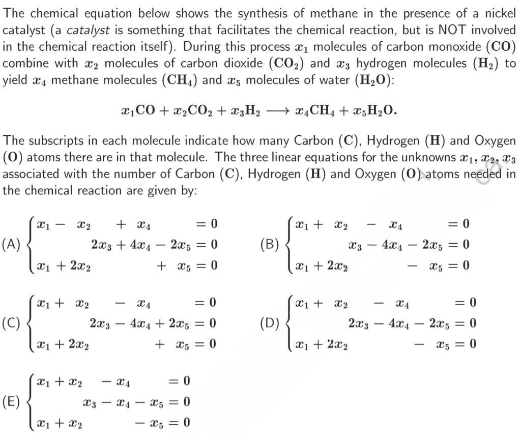 [Solved] The chemical equation below shows the synthesis