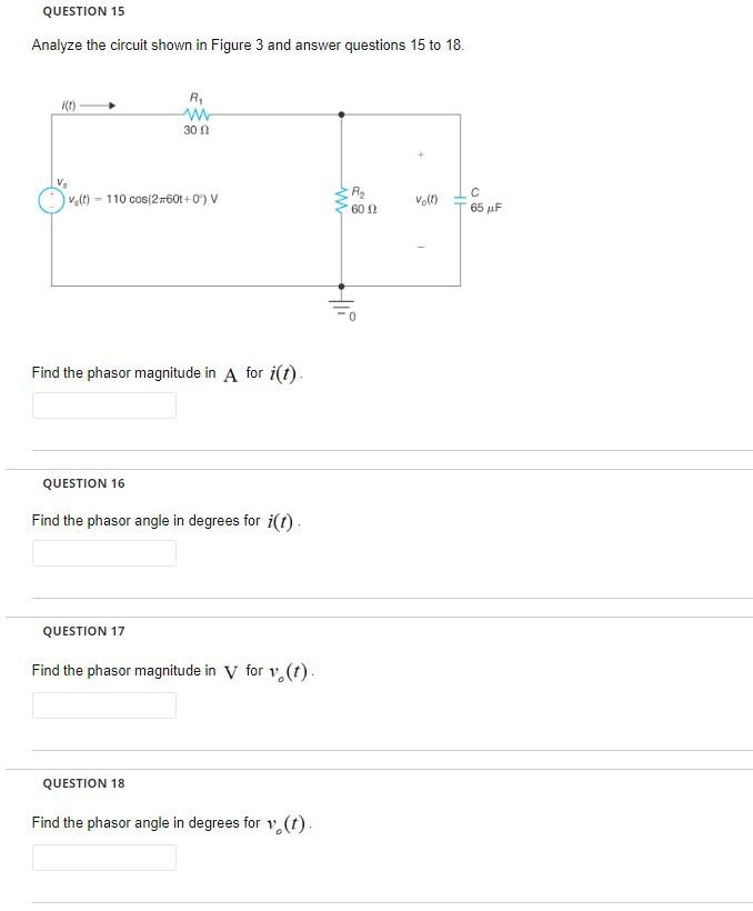 Solved QUESTION 15 Analyze the circuit shown in Figure 3 and | Chegg.com