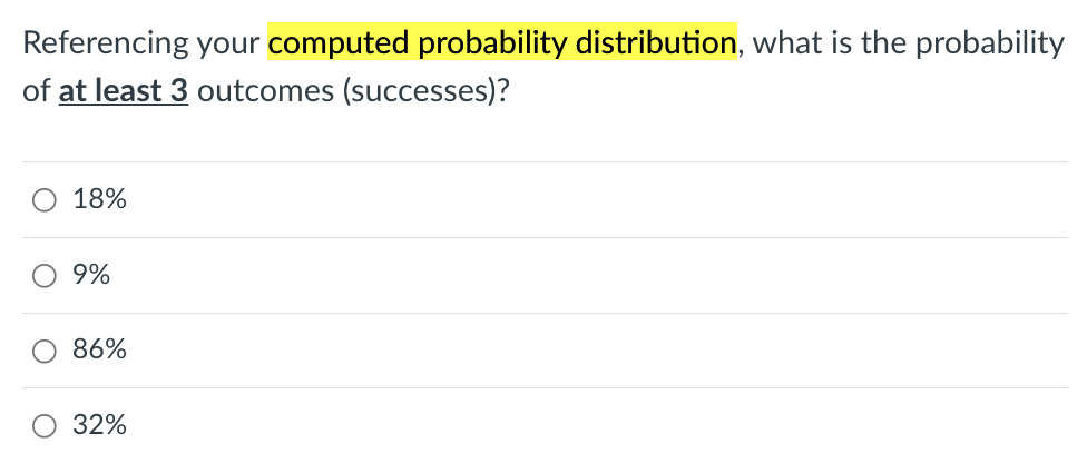 Solved To construct a probability distribution from the | Chegg.com