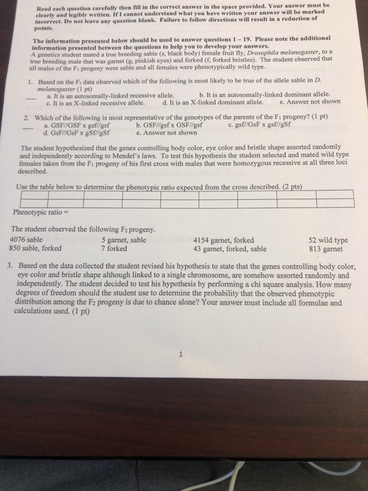 Solved Read each question carefully then fill in the correet | Chegg.com