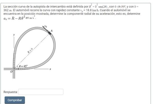 Solved The curved section of the interchange highway is