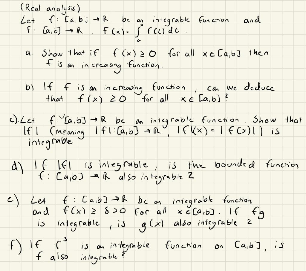 Solved (Real analysis) an 1 f 2 can that → R ( Let f: [a, b] | Chegg.com