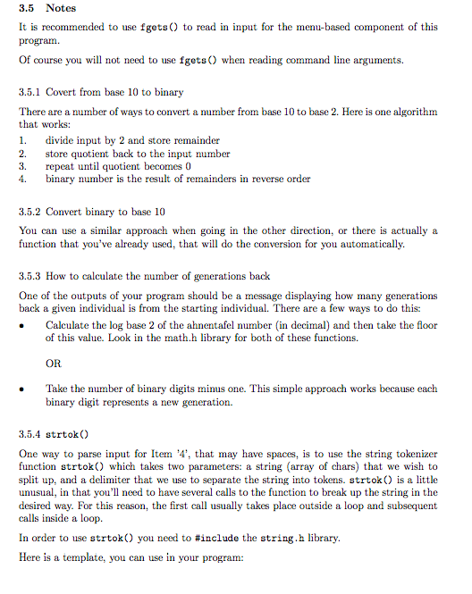 Solved The program must be written in C and compiled with | Chegg.com