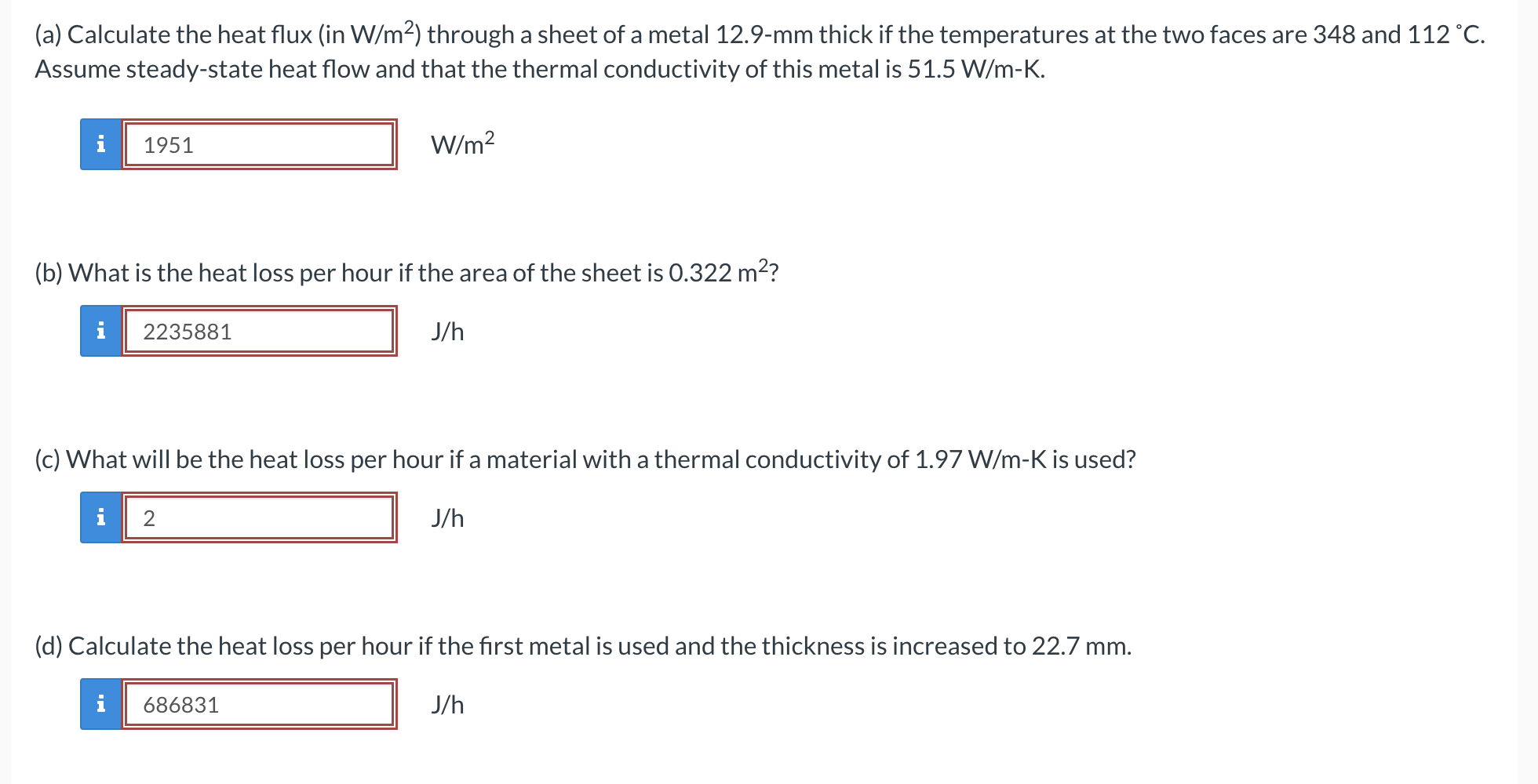 Solved Review The Section On Thermal Conductivity And | Chegg.com