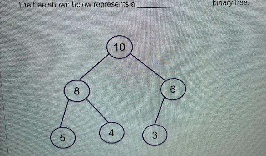 Solved The Tree Shown Below Represents A Binary Tree. | Chegg.com