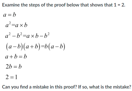 Solved Examine The Steps Of The Proof Below That Shows That | Chegg.com