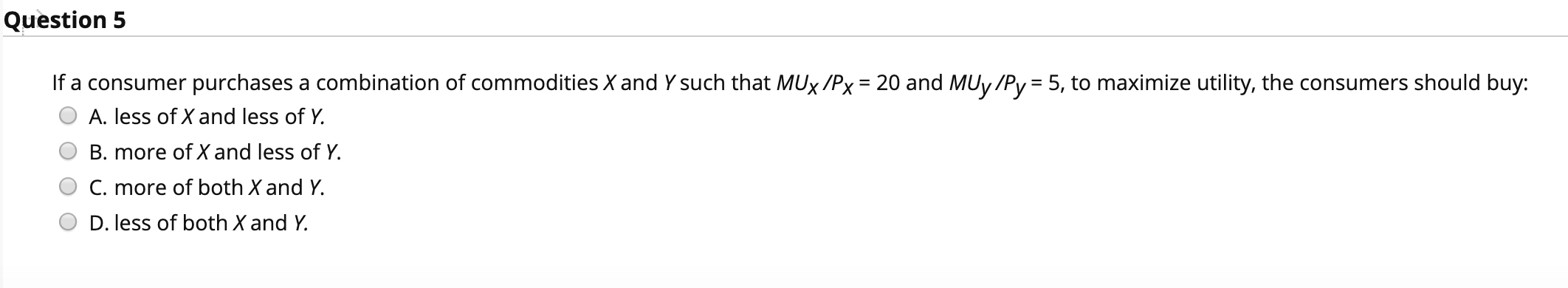 Solved Question 6 A decrease in the consumer's income will | Chegg.com