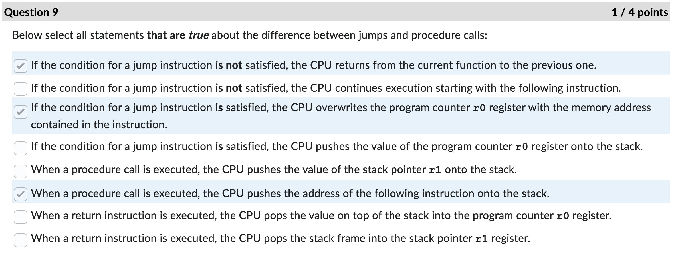 Solved Below select all statements that are true about the | Chegg.com