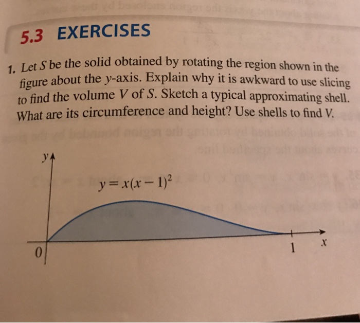 Solved Let S be the solid obtained by rotating the region | Chegg.com