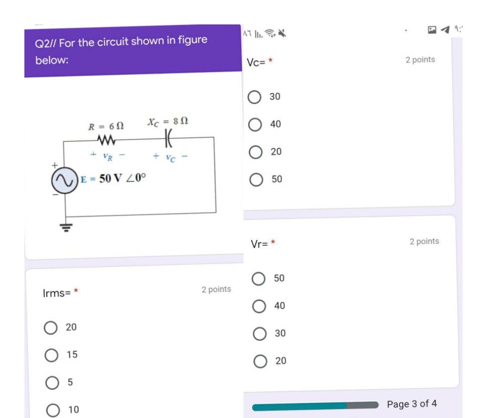 Solved 17 In. Q2/1 For the circuit shown in figure below: | Chegg.com