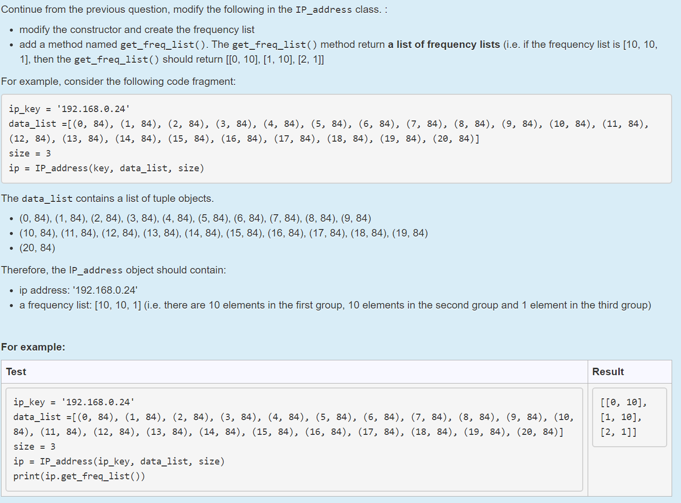 previous question code: import math class | Chegg.com