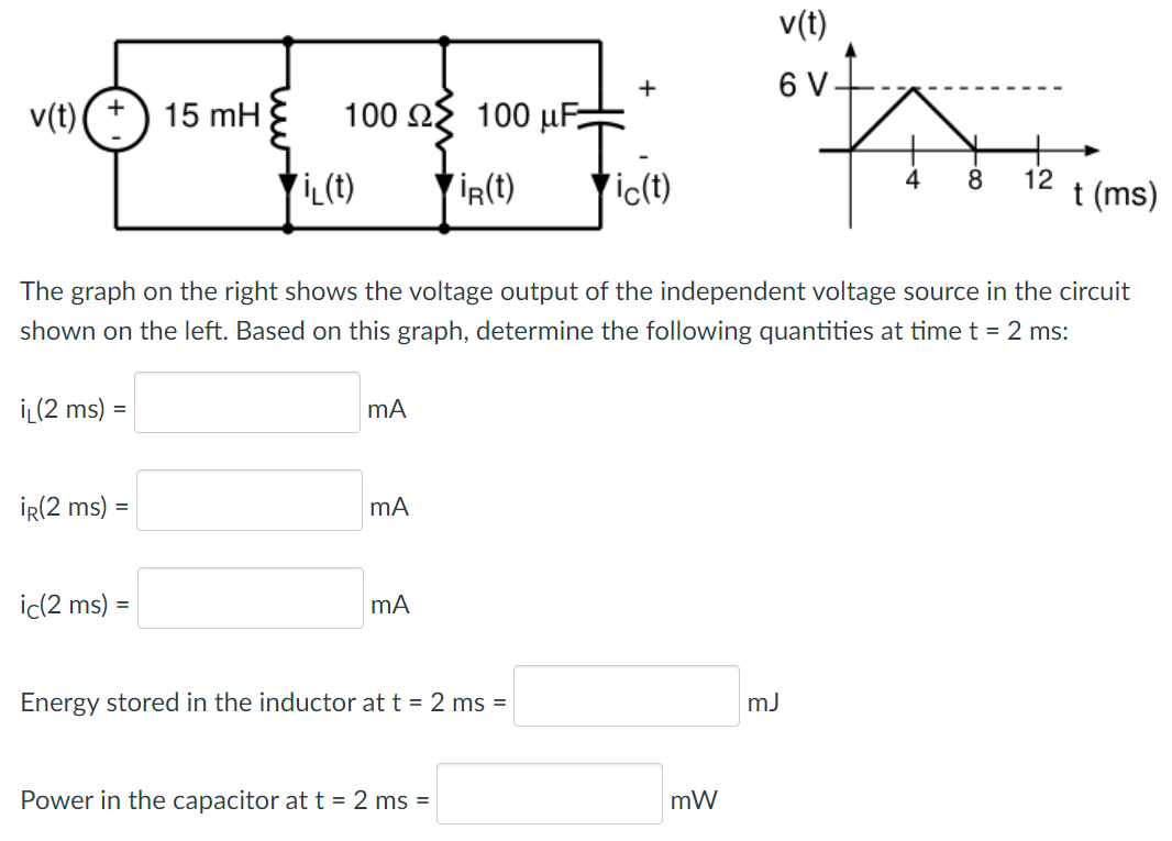 Solved The graph on the right shows the voltage output of | Chegg.com