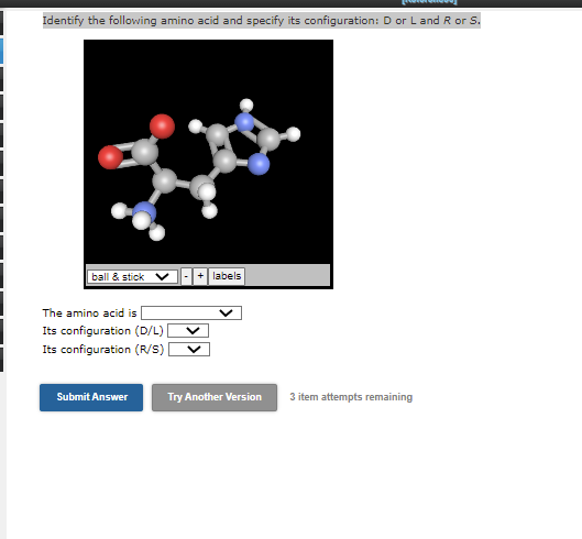 Solved Identify The Following Amino Acid And Specify Its | Chegg.com