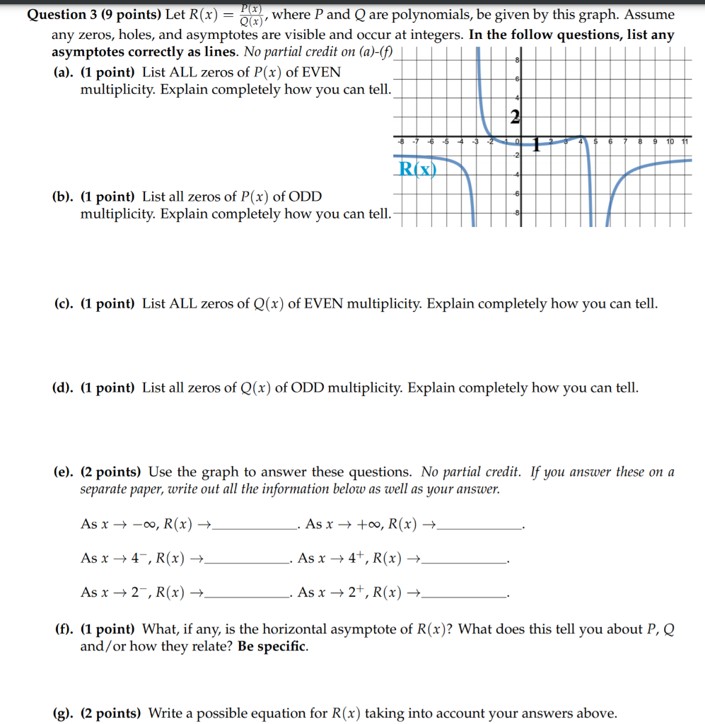 Solved Question 3 9 Points Let R X Px Where P And Q A Chegg Com