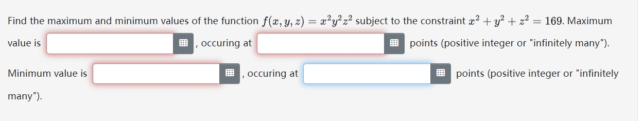 Solved Find the maximum and minimum values of the function | Chegg.com