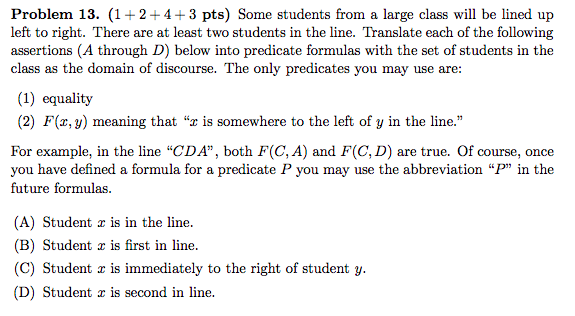 Solved Problem 13 1 2 4 3 Pts Some Students From A Large Chegg Com