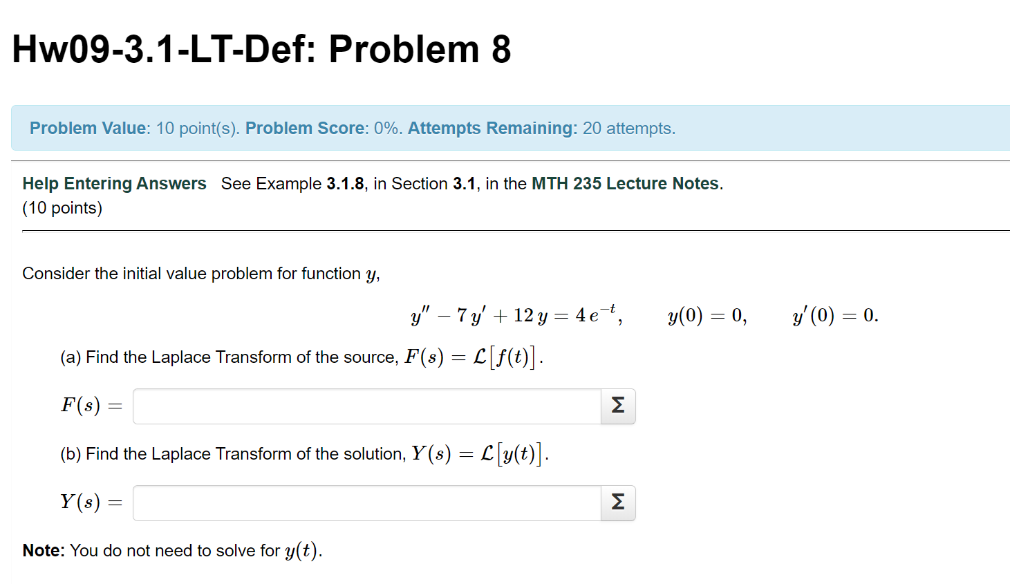 Solved Hw09-3.1-LT-Def: Problem 8 Problem Value: 10 | Chegg.com