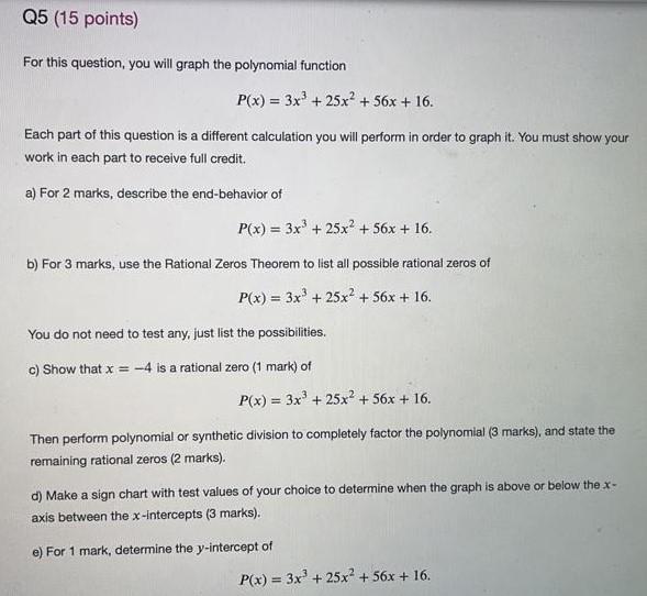 Solved solve this step by step and show all the work here | Chegg.com