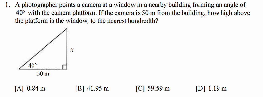 Solved 1. A photographer points a camera at a window in a | Chegg.com