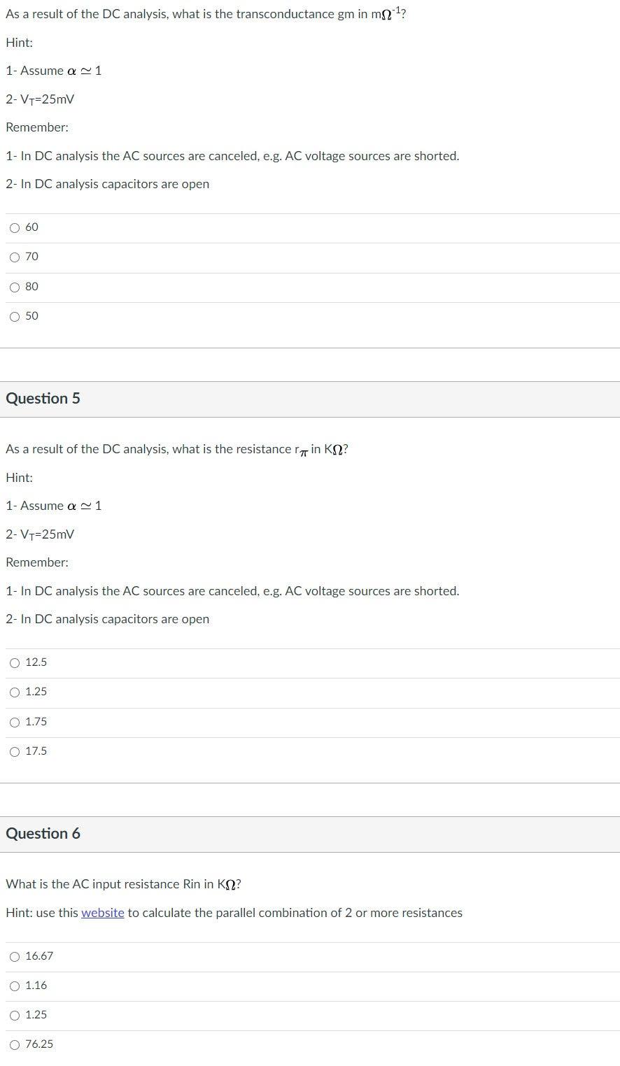 Solved For the BJT transistor circuit shown below B=100, | Chegg.com