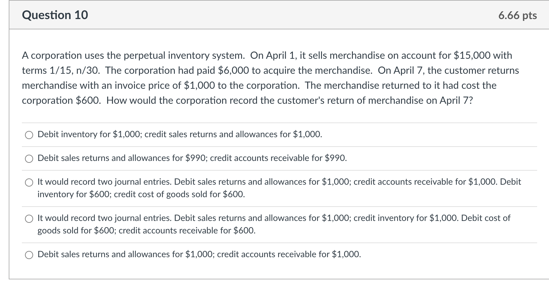 Solved A Corporation Uses The Perpetual Inventory System. On | Chegg.com