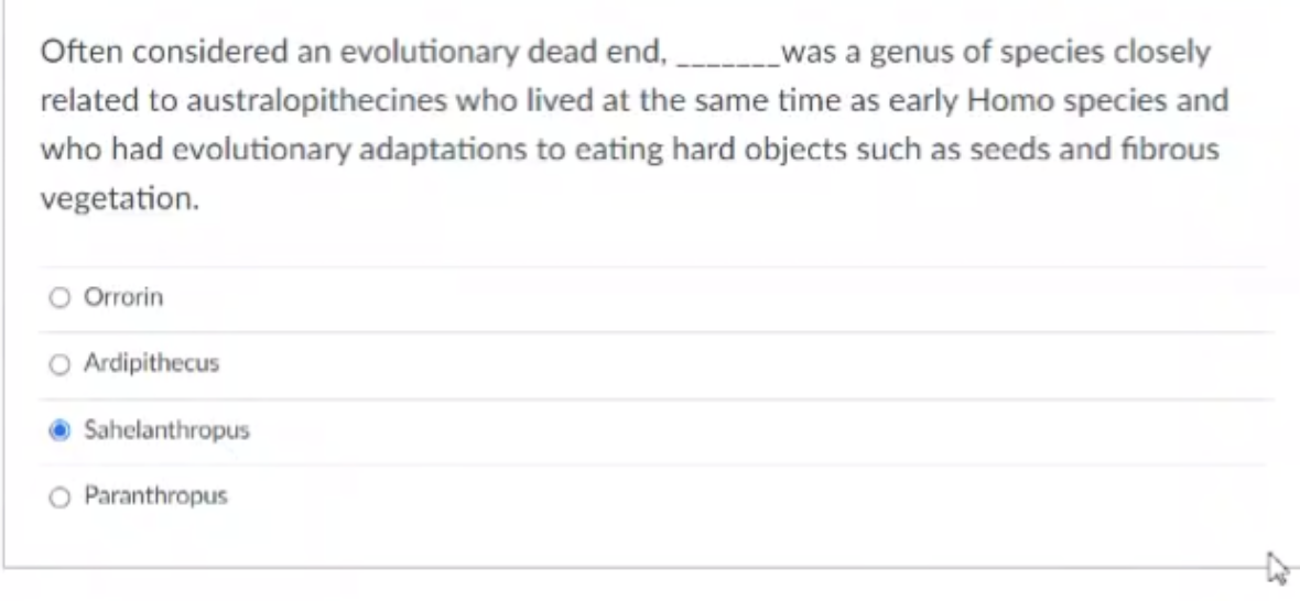 Solved Often considered an evolutionary dead end, was a
