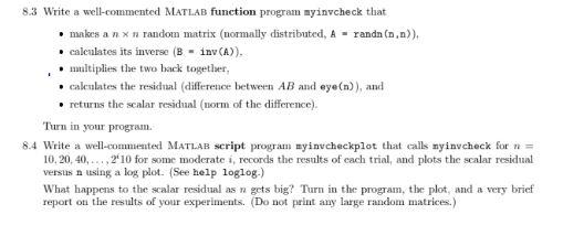 Solved NEED THE CODES IN MATLAB PLEASE. NOTE: !!!! IN THE | Chegg.com