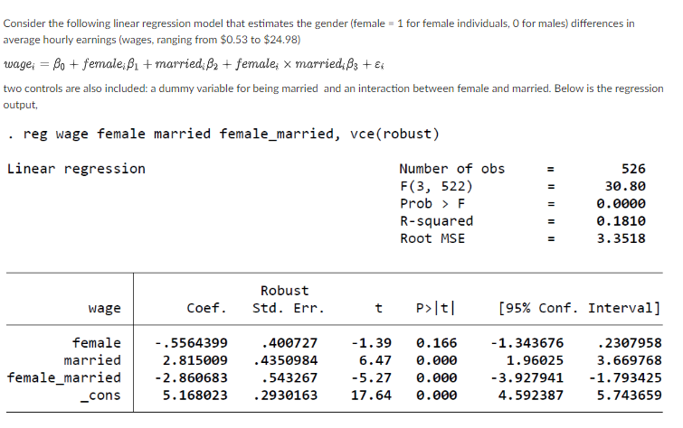 Solved Consider The Following Linear Regression Model That 5433