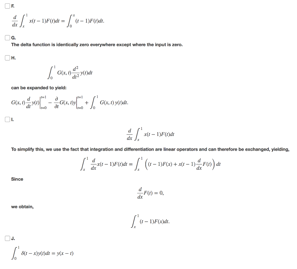 Solved MARK WHICH STATEMENTS BELOW ARE TRUE, USING THE | Chegg.com