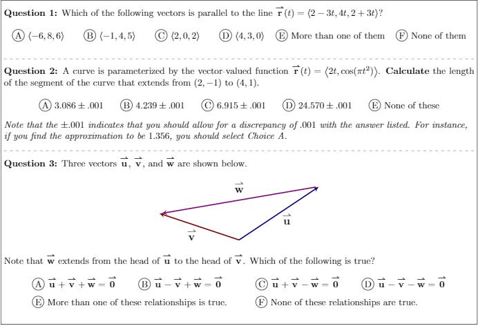 Solved Question 1: Which of the following vectors is | Chegg.com