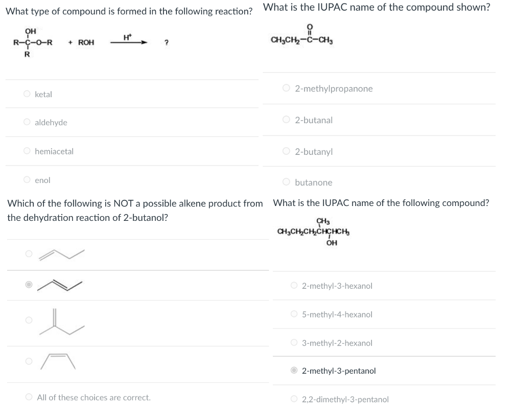 Solved What Type Of Compound Is Formed In The Following R Chegg Com