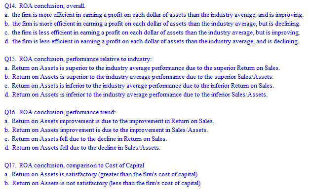 Solved Operating Efficiency Operating efficiency is the | Chegg.com
