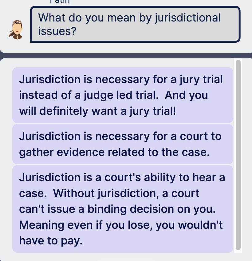 Solved Jurisdiction Is Necessary For A Jury Trialinstead Of | Chegg.com