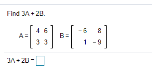 Solved Find BA 3 -5 -3 A= 0 -7 B = 1 -6 -4 BA= Find the | Chegg.com