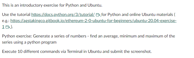 Solved This is an introductory exercise for Python and | Chegg.com