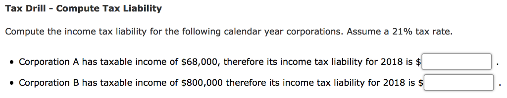Solved Tax Drill Compute Tax Liability Compute The Income Chegg Solved Tax Drill Compute Tax Liability Compute The Income Chegg