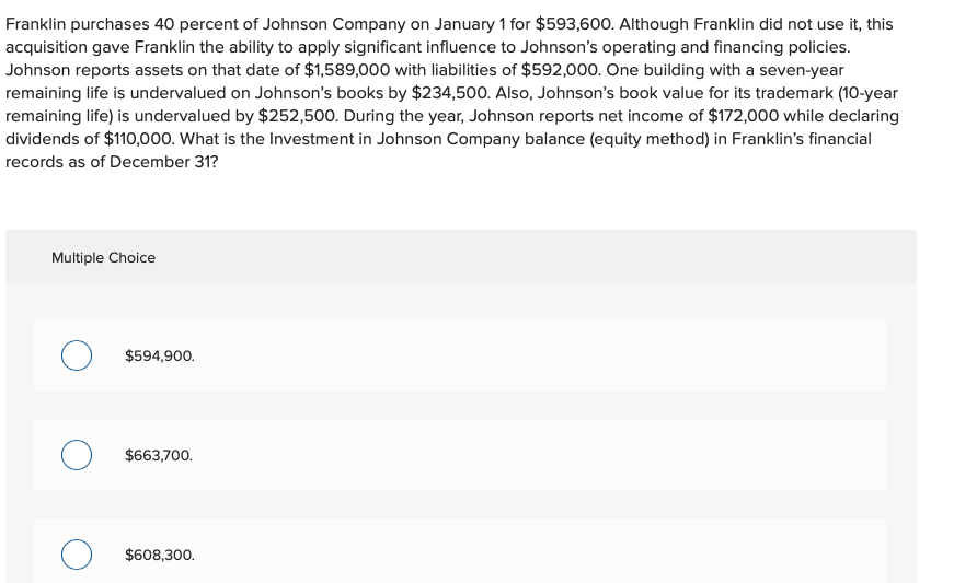 solved-franklin-purchases-40-percent-of-johnson-company-on-chegg