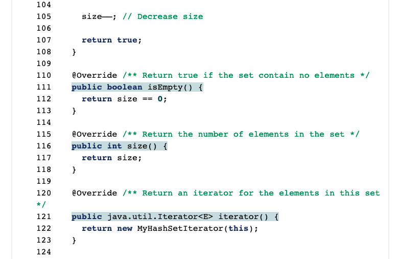 Please help me to write this in Java with a new set | Chegg.com