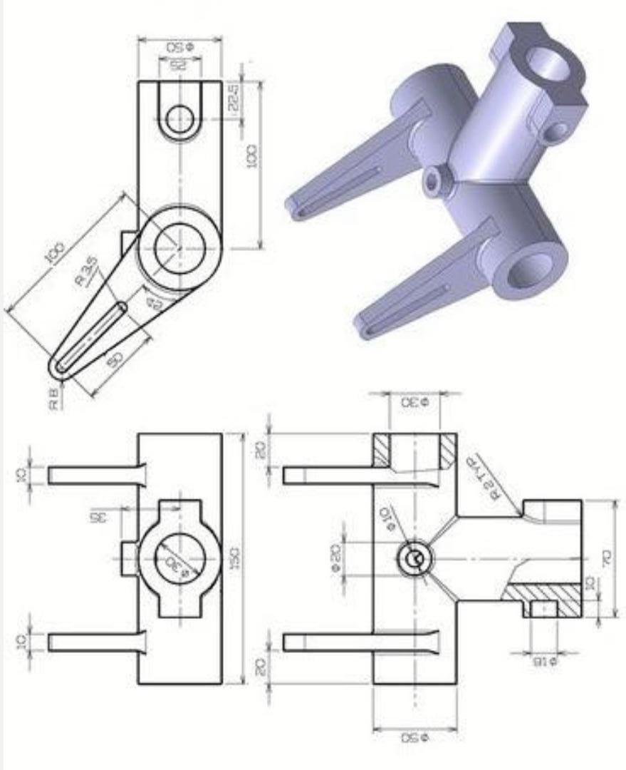 Solved Show the steps of drawing using the CATIA program, | Chegg.com