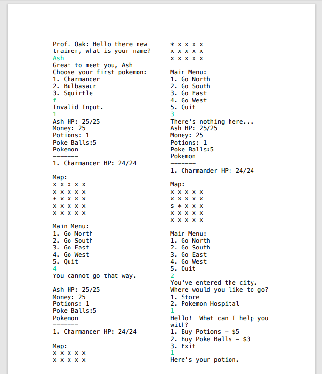 Solved Pokémon - Part 2 Modify the code you wrote for | Chegg.com