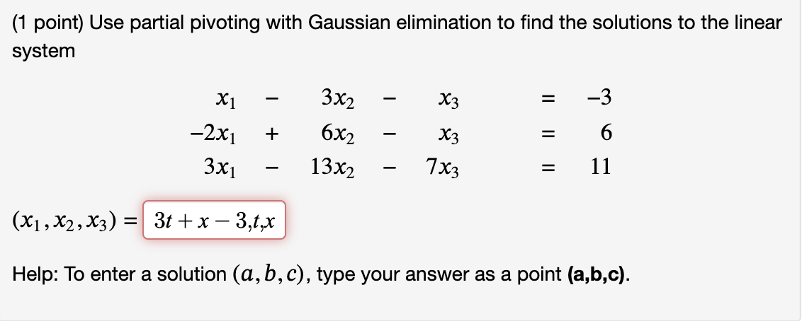 Solved 1 Point Determine Whether The Following Matrices 0713