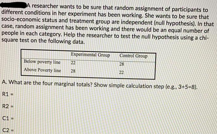 random assignment of participants to conditions and manipulation of an independent variable