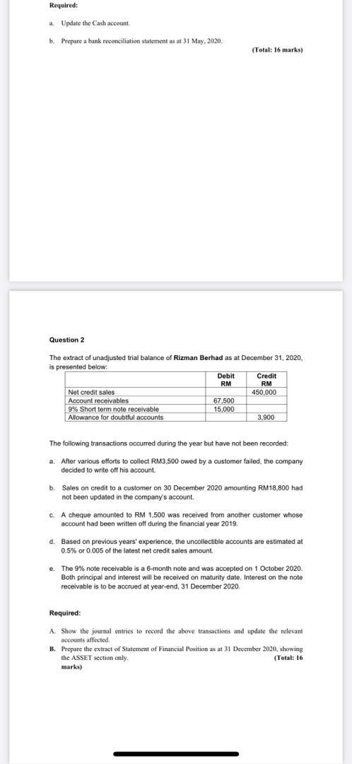 Solved ACC 1101 - Test 2 (Submit at the end of class time) - | Chegg.com