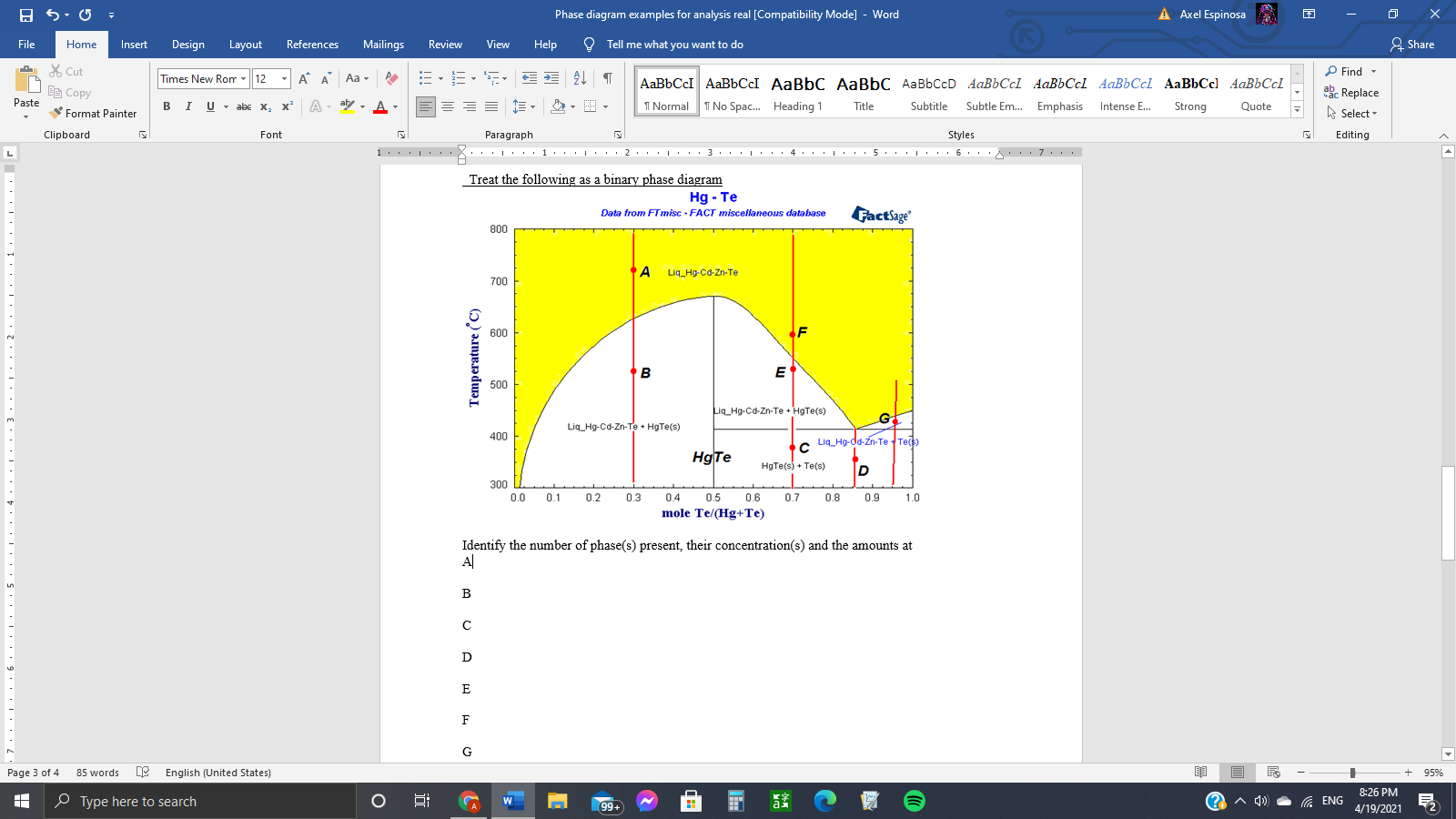Solved 5.05 Phase diagram examples for analysis real | Chegg.com