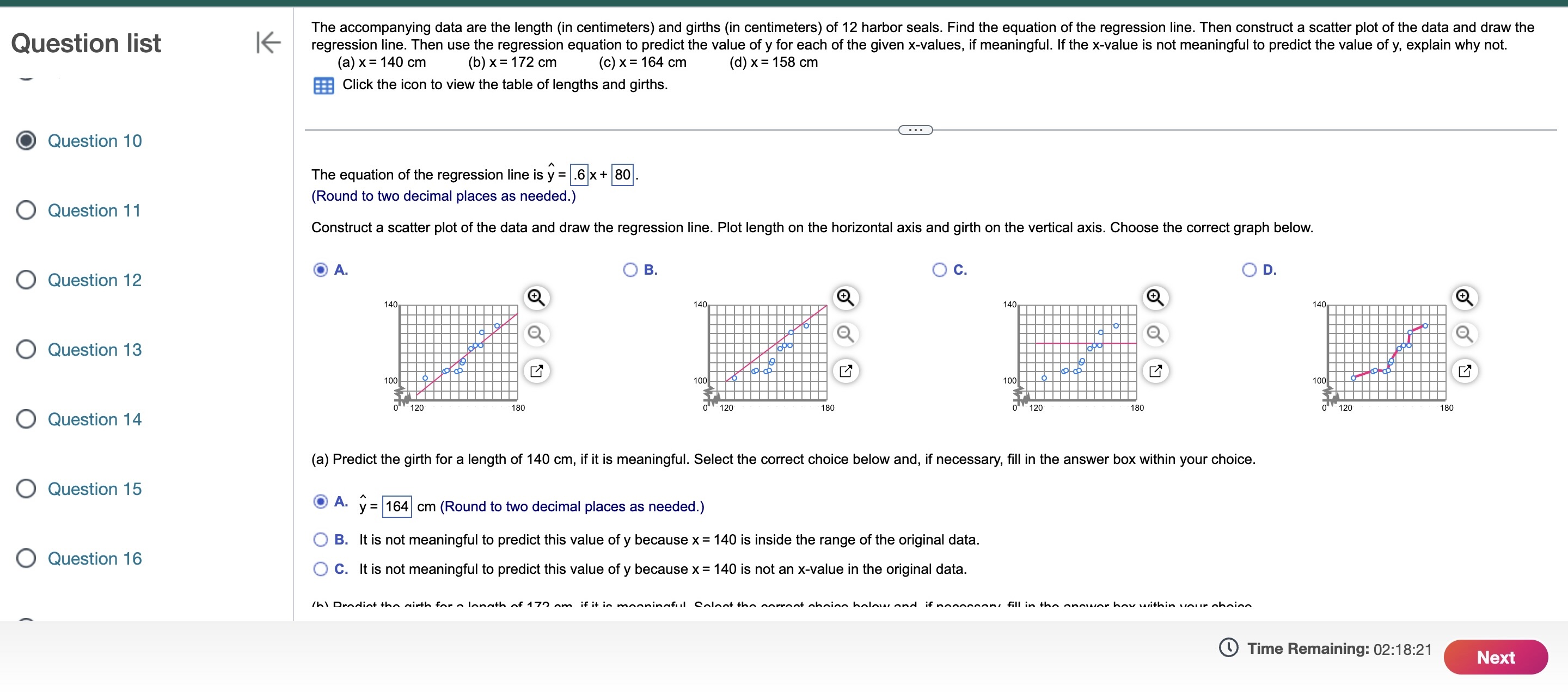 Question list Question 10 Question 11 Question 12 | Chegg.com