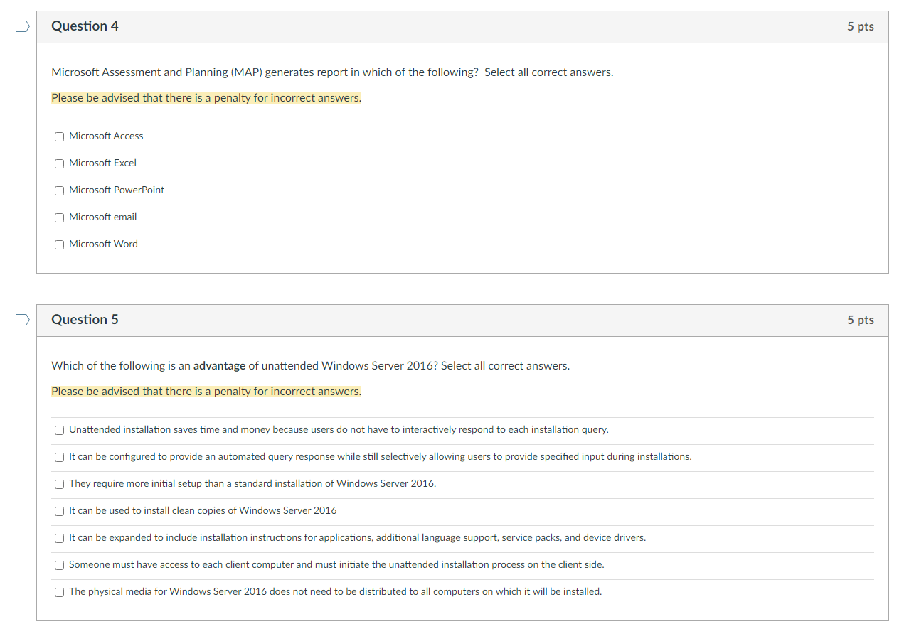 Solved The Windows (ADK) can be installed and configured on | Chegg.com