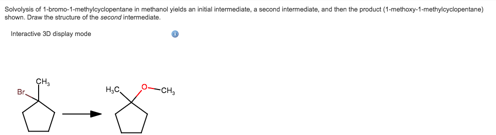 Solved Solvolysis Of 1-bromo-1-methylcyclopentane In 