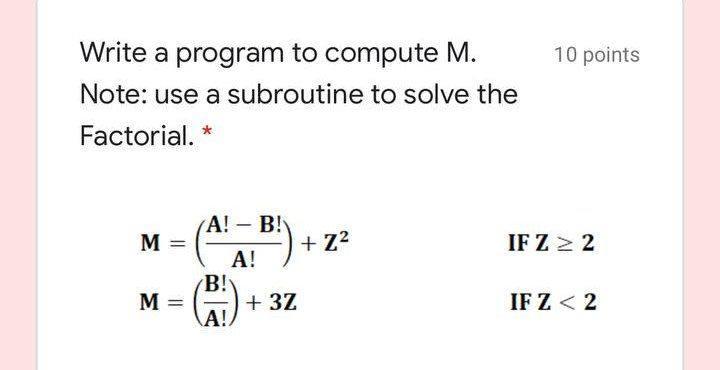 Solved solve by Quick basic and I want the solution within | Chegg.com
